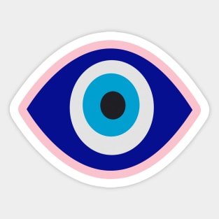 Evil Eye Luck Charm Sticker